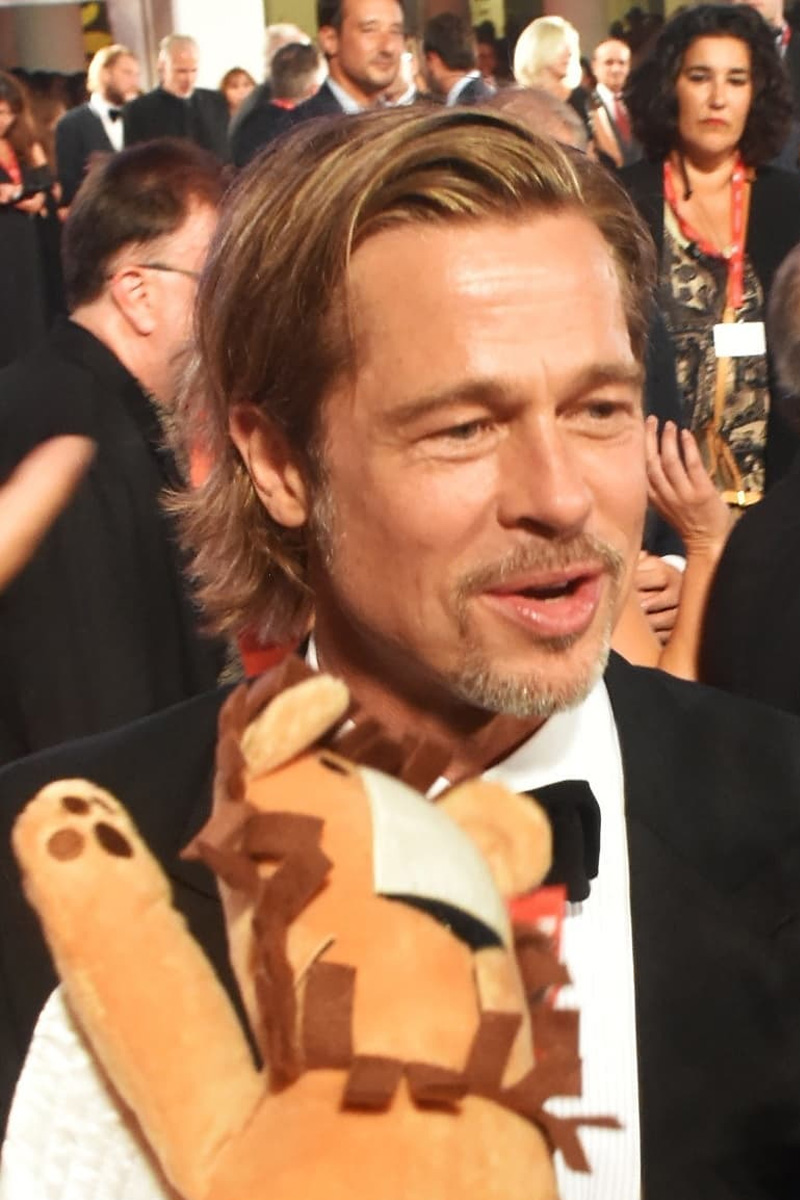 Marco con Brad Pitt